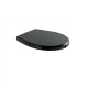 Midas Capac WC termoindurant negru